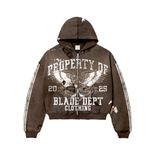 BLADE DEPT Brown Hoodie
